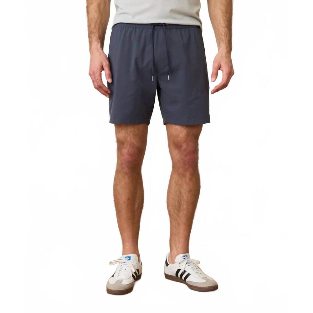 NEW MARINE LAYER lake lined sport and swim shorts in india ink